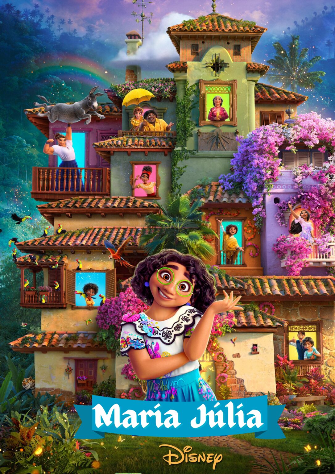 Folha A4 com linhas floral delicado e minimalista azul (45)